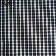 Tissu tissé de fil de popeline de coton teint pour des chemises / robe Rls50-32po